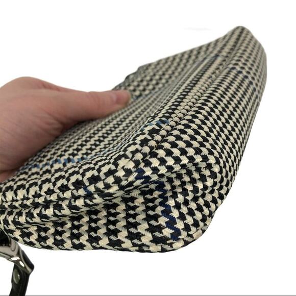 Ralph Lauren Monogram Houndstooth Canvas Mini Bag - Picture 10 of 16